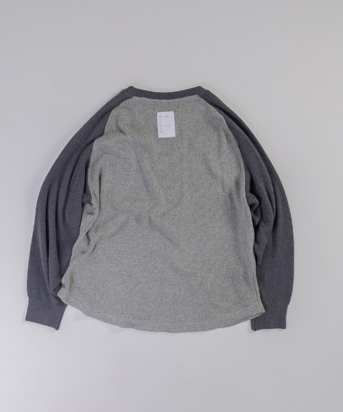 EFFECTEN(エフェクテン)の「【EFFECTEN】Raglan Knit Pullover(ニット/セーター・メンズ・アッシュグレー/ラベンダー・FREE)」の7枚目の写真