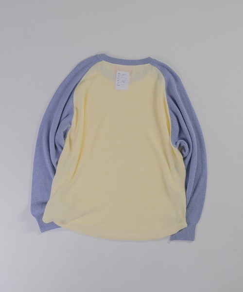 EFFECTEN(エフェクテン)の「【EFFECTEN】Raglan Knit Pullover(ニット/セーター・メンズ・アッシュグレー/ラベンダー・FREE)」の9枚目の写真