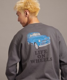 SCHOTT-LIFE ON WHEELS CREW SWEAT