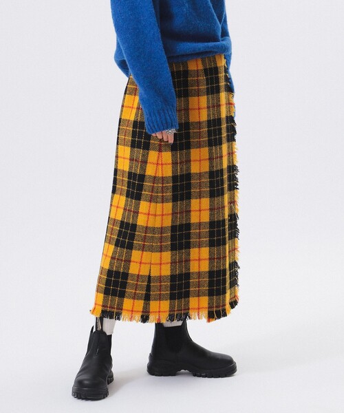 ハリスツイード スカート セール】ハリスツイード フリンジ スカート（スカート）｜BEAMS BOY
