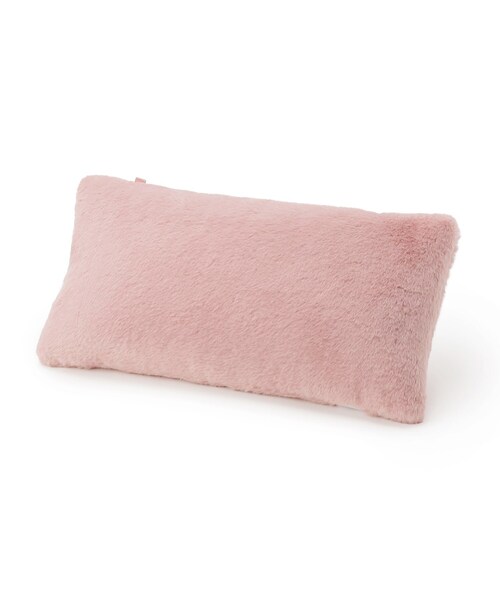 SHOO・LA・RUE（シューラルー）の「◆フェイクファークッション（クッション/クッションカバー・レディース・アイボリー/ピンク系・00）」の2枚目の写真