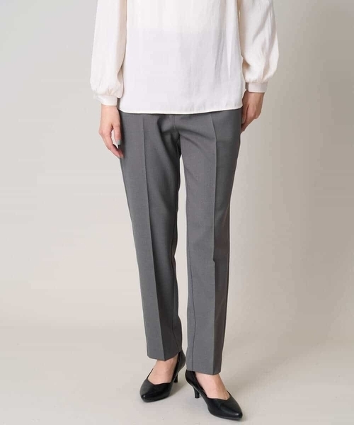 a.v.v（アーヴェヴェ）の「【洗える/イージーケア/UVカット/ストレッチ】スカルノテックステーパードパンツ（その他パンツ・レディース・ネイビー/ブラウン/ライトグレー・34/36/38/42/40）」の21枚目の写真