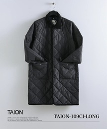TAION（タイオン）の「【TAION(タイオン)】〈ユニセックス〉シティ パイピングカラー ロングダウンコート（ダウンジャケット/コート・レディース）」