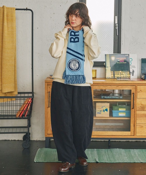 セール】ジャガード グラフィック サッカーマフラー（マフラー）｜MONO