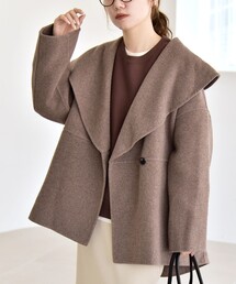 quaranciel（カランシエル）の「quaranciel: リバー ケープ コート 25AW（その他アウター）」