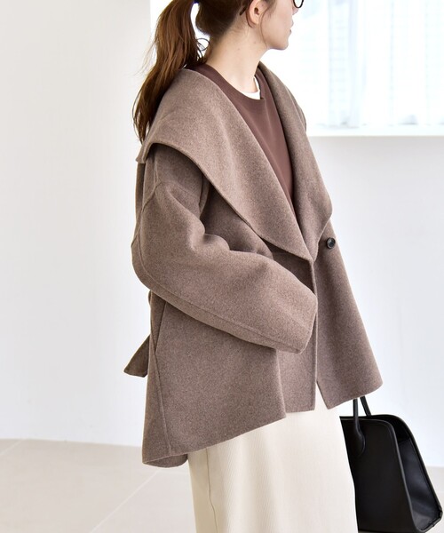 quaranciel: リバー ケープ ショート コート 25AW（その他アウター