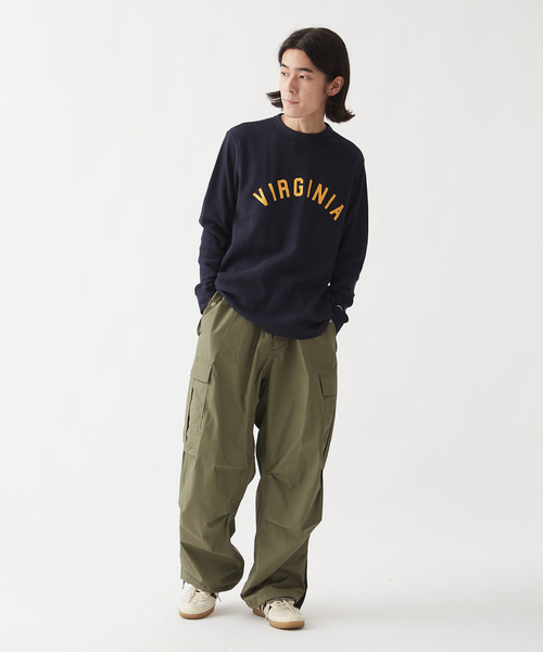 B.C STOCK（ベーセーストック）の「SIDE VENTS M51 OVER カーゴパンツ（カーゴパンツ・メンズ・ネイビー/カーキ・FREE）」の4枚目の写真