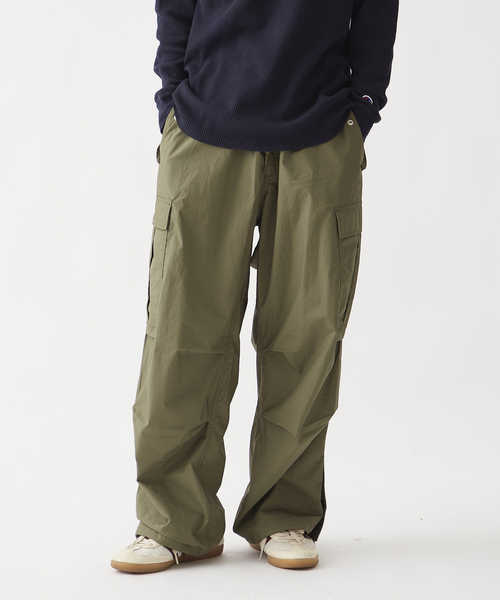 B.C STOCK（ベーセーストック）の「SIDE VENTS M51 OVER カーゴパンツ（カーゴパンツ・メンズ・ネイビー/カーキ・FREE）」の5枚目の写真