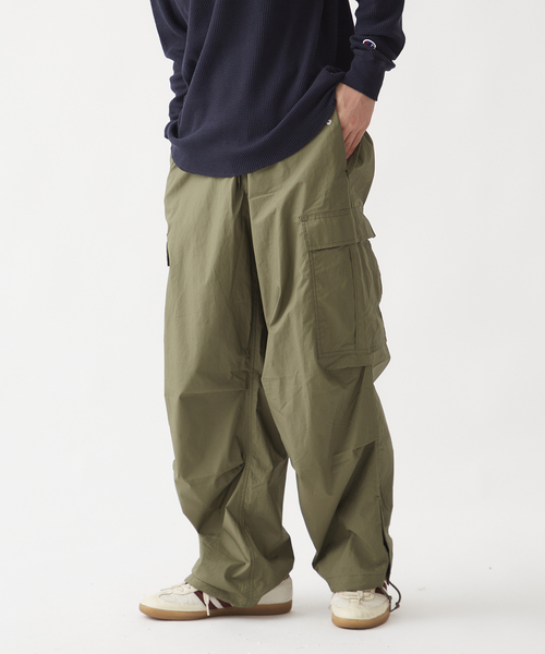 B.C STOCK（ベーセーストック）の「SIDE VENTS M51 OVER カーゴパンツ（カーゴパンツ・メンズ・ネイビー/カーキ・FREE）」の6枚目の写真