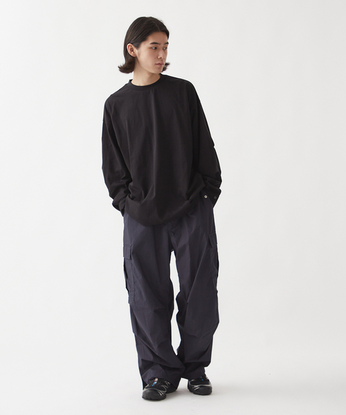 B.C STOCK（ベーセーストック）の「SIDE VENTS M51 OVER カーゴパンツ（カーゴパンツ・メンズ・ネイビー/カーキ・FREE）」の8枚目の写真