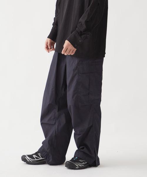 B.C STOCK（ベーセーストック）の「SIDE VENTS M51 OVER カーゴパンツ（カーゴパンツ・メンズ・ネイビー/カーキ・FREE）」の10枚目の写真