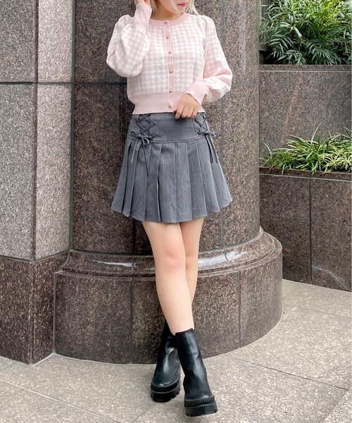 feticoフェティコ　ボレロカーディガン　ブラウン　サイズ1 ニット セーター フリル ロングスリーブ ボレロ カーディガン