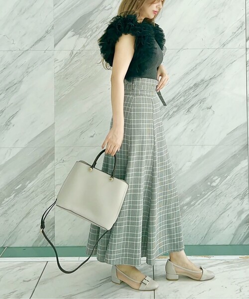 ESPERANZA(エスペランサ)の「チュールバックルベルトフラットパンプス(パンプス・レディース・アイボリー系8/ブラック系8・22.5cm/23.0cm/23.5cm/24.0cm/24.5cm)」の21枚目の写真