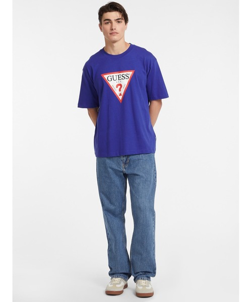 GUESS JEANS（ゲスジーンズ）の「GUESS JEANS Iconic Tee 半袖 Tシャツ（Tシャツ/カットソー・メンズ・ブルー/ホワイト/ブラック・X-SMALL/X-LARGE/SMALL/MEDIUM/LARGE）」の19枚目の写真