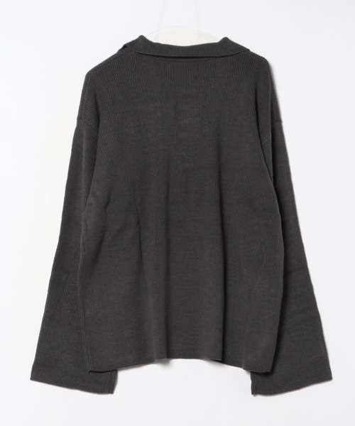 セール】《Delfy》編み上げスキッパーニット（ニット/セーター