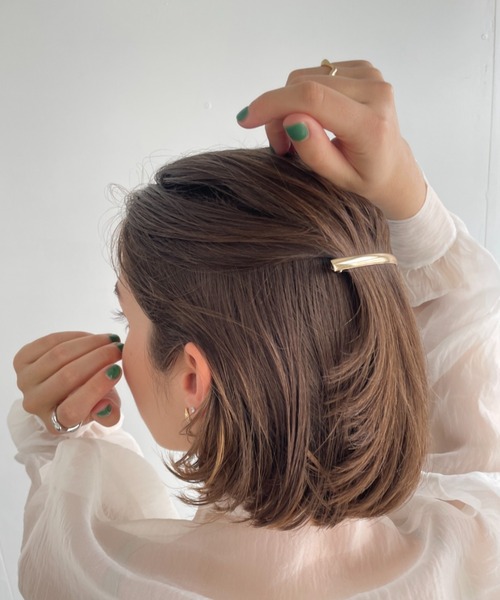 セール】シンプリーストレートバレッタ（バレッタ/ヘアクリップ