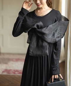 スーツ・フォーマル・ドレス Ameri VINTAGE DIMENSIONAL GLOSS DRESS DIMENSIONAL GLOSS DRESS（ドレス）｜Ameri（アメリ）の
