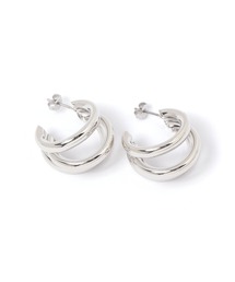 LAKOLE | ボリューム3連フープピアス / 156256(ピアス（両耳用）)