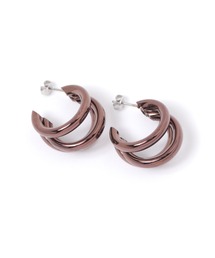 LAKOLE | ボリューム3連フープピアス / 156256(ピアス（両耳用）)