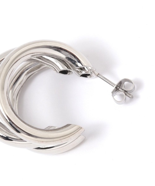 LAKOLE(ラコレ)の「ボリューム3連フープピアス / 156256(ピアス(両耳用)・レディース・ブラック/ブラウン/その他1・FREE)」の5枚目の写真