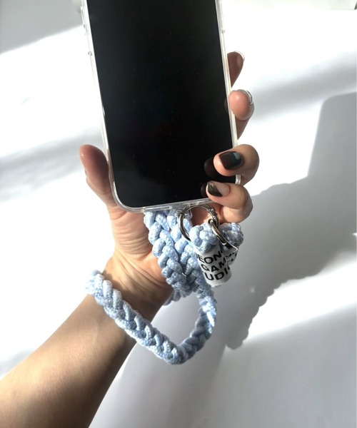 PCF APPAREL スマホストラップ セール】ブレイド カラーミックスコード ショート スマホ