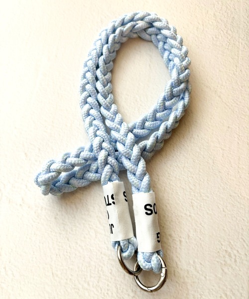 lit.Cy（リットシー）の「MIXカラー ロープ あみあみ スマホショルダー ストラップ（スマホグッズ・レディース・レッド/ブラックミックス/ベージュ/パープル/イエロー/ブラック/オフホワイト/ブルー/オレンジ/グレー/グリーン×ピンク・FREE）」の16枚目の写真