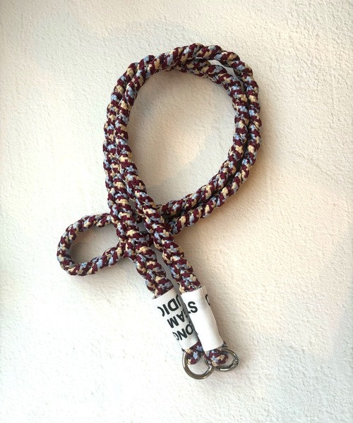 lit.Cy（リットシー）の「MIXカラー ロープ あみあみ スマホショルダー ストラップ（スマホグッズ・レディース・レッド/ブラックミックス/ベージュ/パープル/イエロー/ブラック/オフホワイト/ブルー/オレンジ/グレー/グリーン×ピンク・FREE）」の18枚目の写真