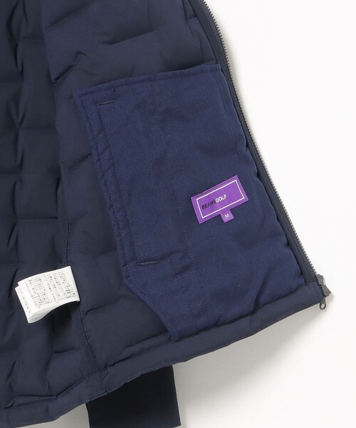 BEAMS GOLF(ビームスゴルフ)の「PURPLE LABEL / 接結ダウン ブルゾン(ダウンジャケット/コート・レディース・ネイビー/オリーブ/ホワイト・MEDIUM/LARGE/SMALL)」の8枚目の写真