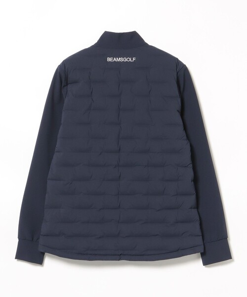 BEAMS GOLF(ビームスゴルフ)の「PURPLE LABEL / 接結ダウン ブルゾン(ダウンジャケット/コート・レディース・ネイビー/オリーブ/ホワイト・MEDIUM/LARGE/SMALL)」の7枚目の写真