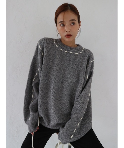 TRUNC（トランクエイティーエイト）の「Stitch Design Knit（ニット