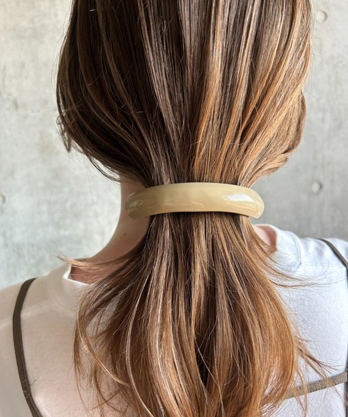 セール】カーブライン バレッタ（バレッタ/ヘアクリップ