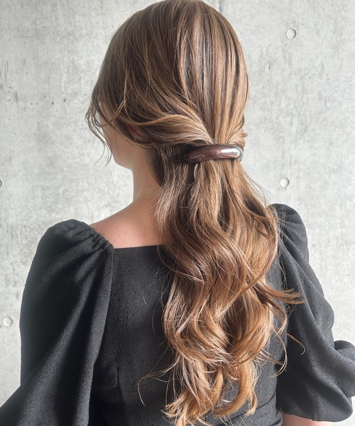 セール】カーブライン バレッタ（バレッタ/ヘアクリップ