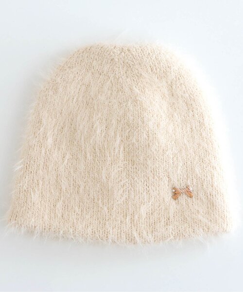 apres les cours（アプレレクール）の「シャギーニットキャップ（ニットキャップ/ビーニー・キッズ・グレー/アイボリー・50/54/58）」の8枚目の写真