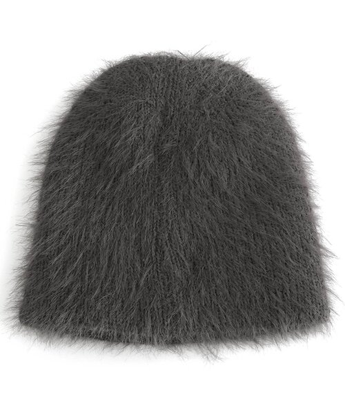 apres les cours（アプレレクール）の「シャギーニットキャップ（ニットキャップ/ビーニー・キッズ・グレー/アイボリー・50/54/58）」の9枚目の写真