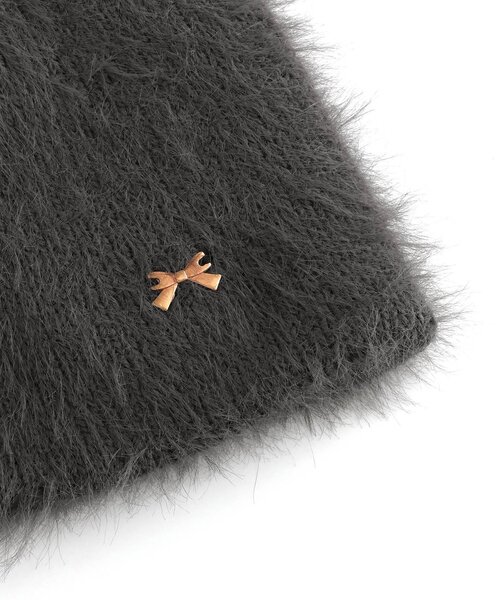 apres les cours（アプレレクール）の「シャギーニットキャップ（ニットキャップ/ビーニー・キッズ・グレー/アイボリー・50/54/58）」の4枚目の写真