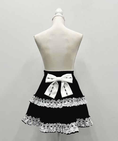 セール】ハシゴレースティアードスカート（スカート