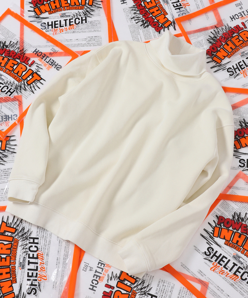 SHELTECH（シェルテック）の「SHELTECH WARM タートルネックスウェット（スウェット・メンズ・ホワイト系その他/ラベンダー/チョコ/ネイビー・MEDIUM/LARGE）」の2枚目の写真