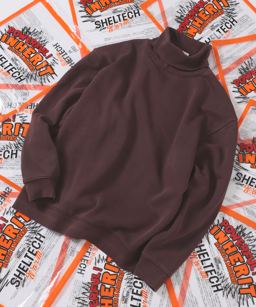 SHELTECH（シェルテック）の「SHELTECH WARM タートルネックスウェット（スウェット・メンズ・ホワイト系その他/ラベンダー/チョコ/ネイビー・MEDIUM/LARGE）」の3枚目の写真