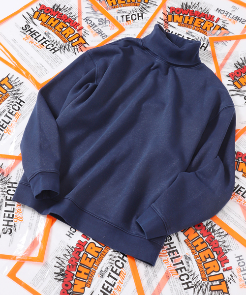 SHELTECH（シェルテック）の「SHELTECH WARM タートルネックスウェット（スウェット・メンズ・ホワイト系その他/ラベンダー/チョコ/ネイビー・MEDIUM/LARGE）」の4枚目の写真