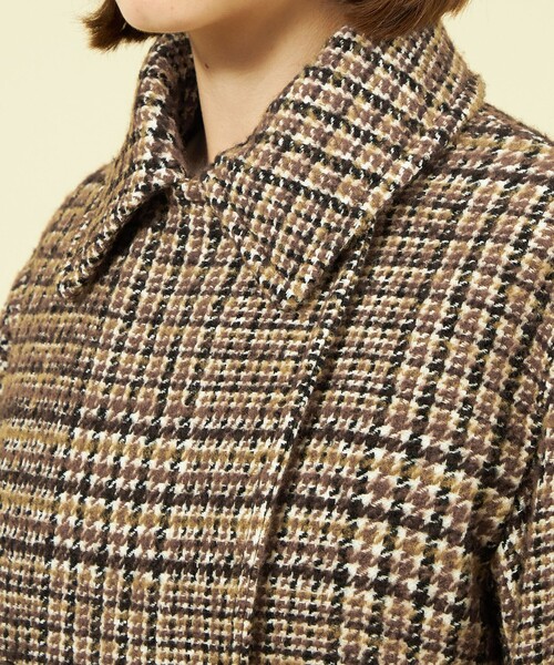 MACKINTOSH PHILOSOPHY（ﾏｯｷﾝﾄｯｼｭ ﾌｨﾛｿﾌｨｰ）の「【Elland(エランド)】ダブルブレストコート（ピーコート・レディース・ブラウン・36/38）」の6枚目の写真