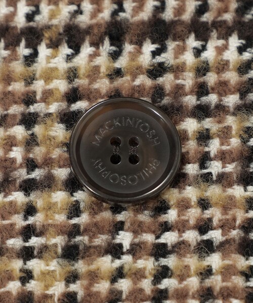 MACKINTOSH PHILOSOPHY（ﾏｯｷﾝﾄｯｼｭ ﾌｨﾛｿﾌｨｰ）の「【Elland(エランド)】ダブルブレストコート（ピーコート・レディース・ブラウン・36/38）」の8枚目の写真