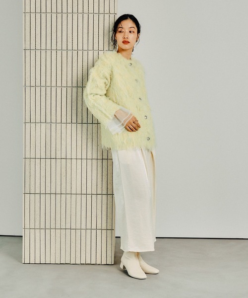 LEPSIM（レプシィム）の「キラキラワッシャーコクーンスカート　147615（スカート・レディース・ブラック/アイボリー/グレー・FREE）」の8枚目の写真