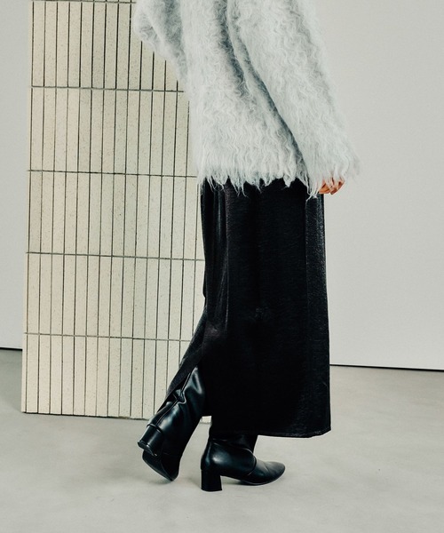 LEPSIM（レプシィム）の「キラキラワッシャーコクーンスカート　147615（スカート・レディース・ブラック/アイボリー/グレー・FREE）」の13枚目の写真