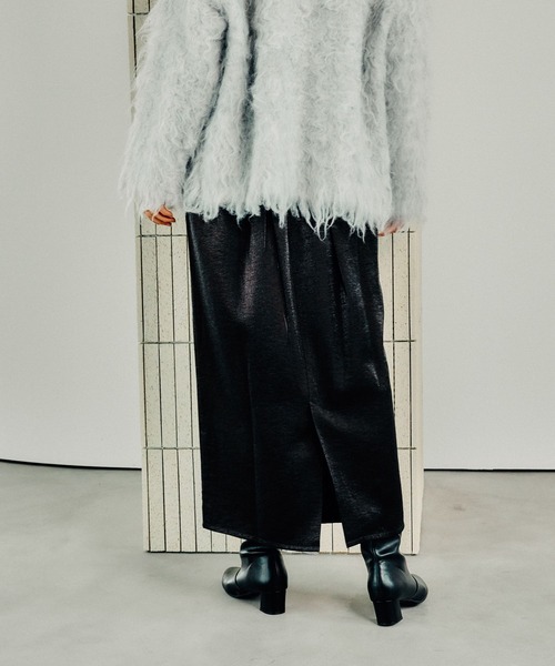 LEPSIM（レプシィム）の「キラキラワッシャーコクーンスカート　147615（スカート・レディース・ブラック/アイボリー/グレー・FREE）」の14枚目の写真