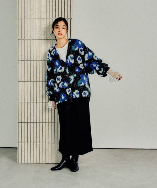 LEPSIM（レプシィム）の「キラキラワッシャーコクーンスカート 147615