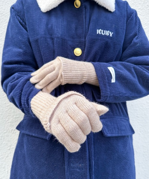 RUBY AND YOU（ルビーアンドユー）の「［select］2WAYグローブ（手袋・レディース・ブルー/ベージュ/アイボリー・FREE）」の15枚目の写真