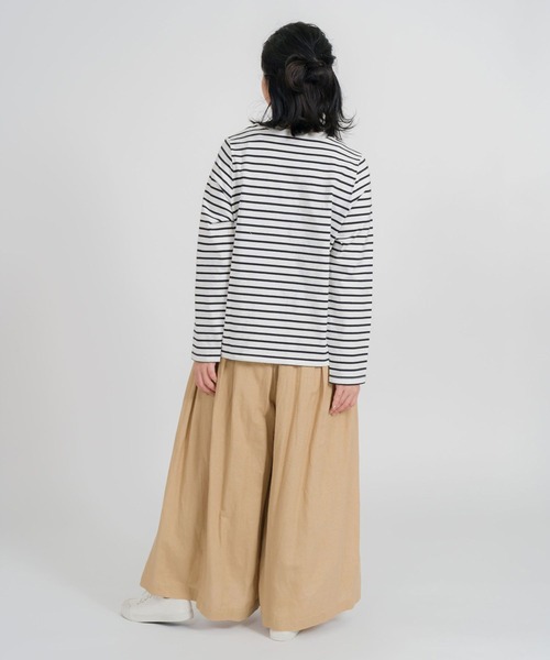 attiree(アティレー)の「ボーダープレーン長袖プルオーバー(Tシャツ/カットソー・レディース・ブルー/ブラック/イエロー/パープル・FREE)」の9枚目の写真