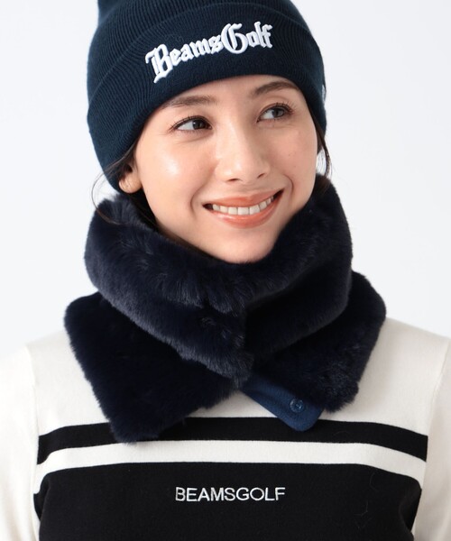 WOMEN〉フリース裏付き フェイクファー ネックウォーマー（ネック