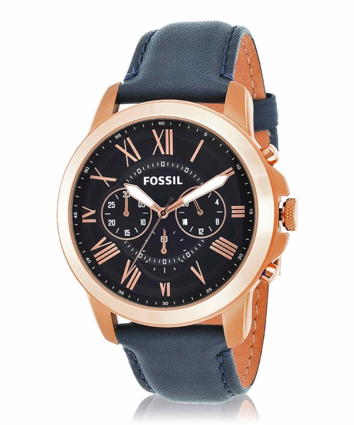 FOSSIL(フォッシル)の「フォッシル 腕時計 メンズ アナログ レザー FS4835(アナログ腕時計・メンズ・ブルー・FREE)」の2枚目の写真