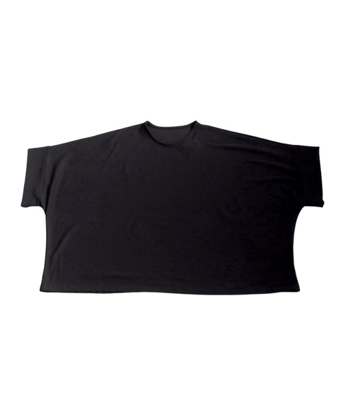 antiqua(アンティカ)の「ワイドシルエットトップス(Tシャツ/カットソー・レディース・ブラック/モカ・ONESIZE)」の12枚目の写真
